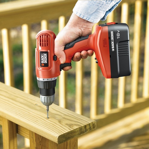 18v Cordless Drill Driver Epc18ca Black Decker