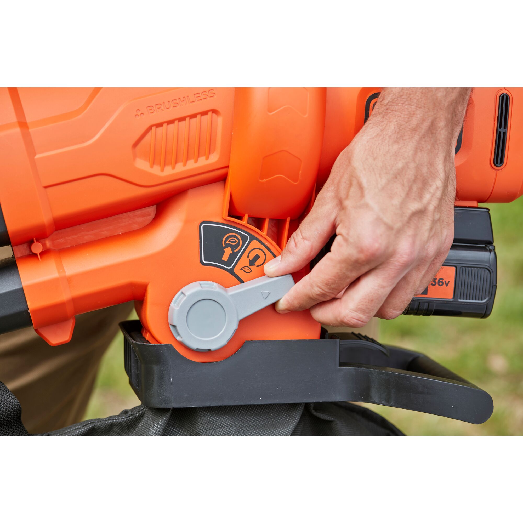 Black and decker gwc3600l 36v cordless store garden vacuum and leaf blower