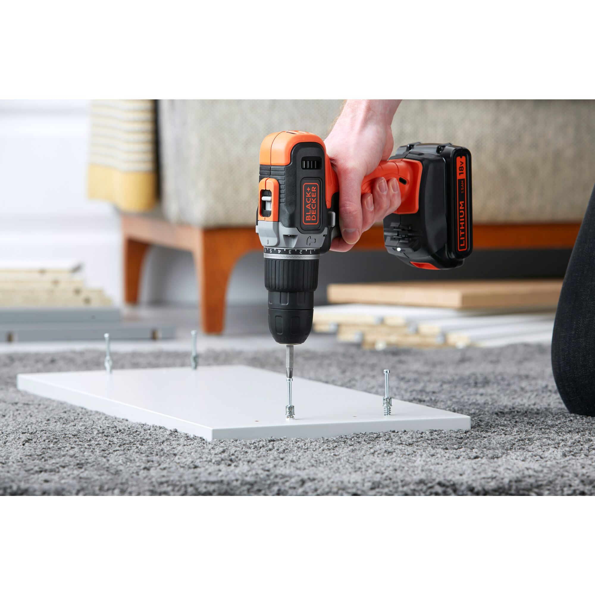 Black and decker 18v 1.5 ah lithium outlet ion battery