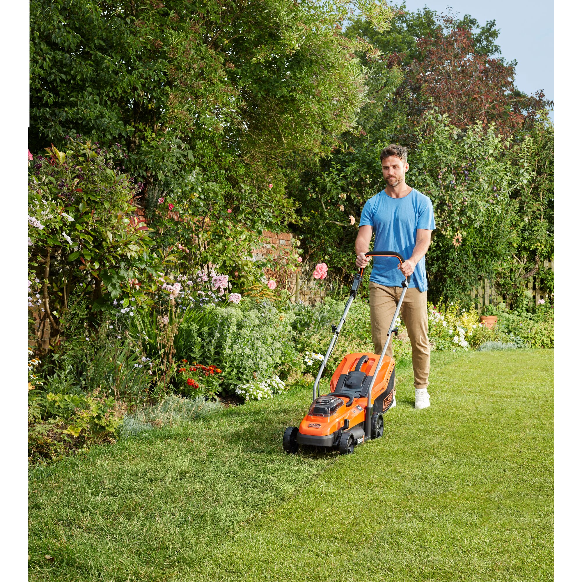 Black & decker online battery mower