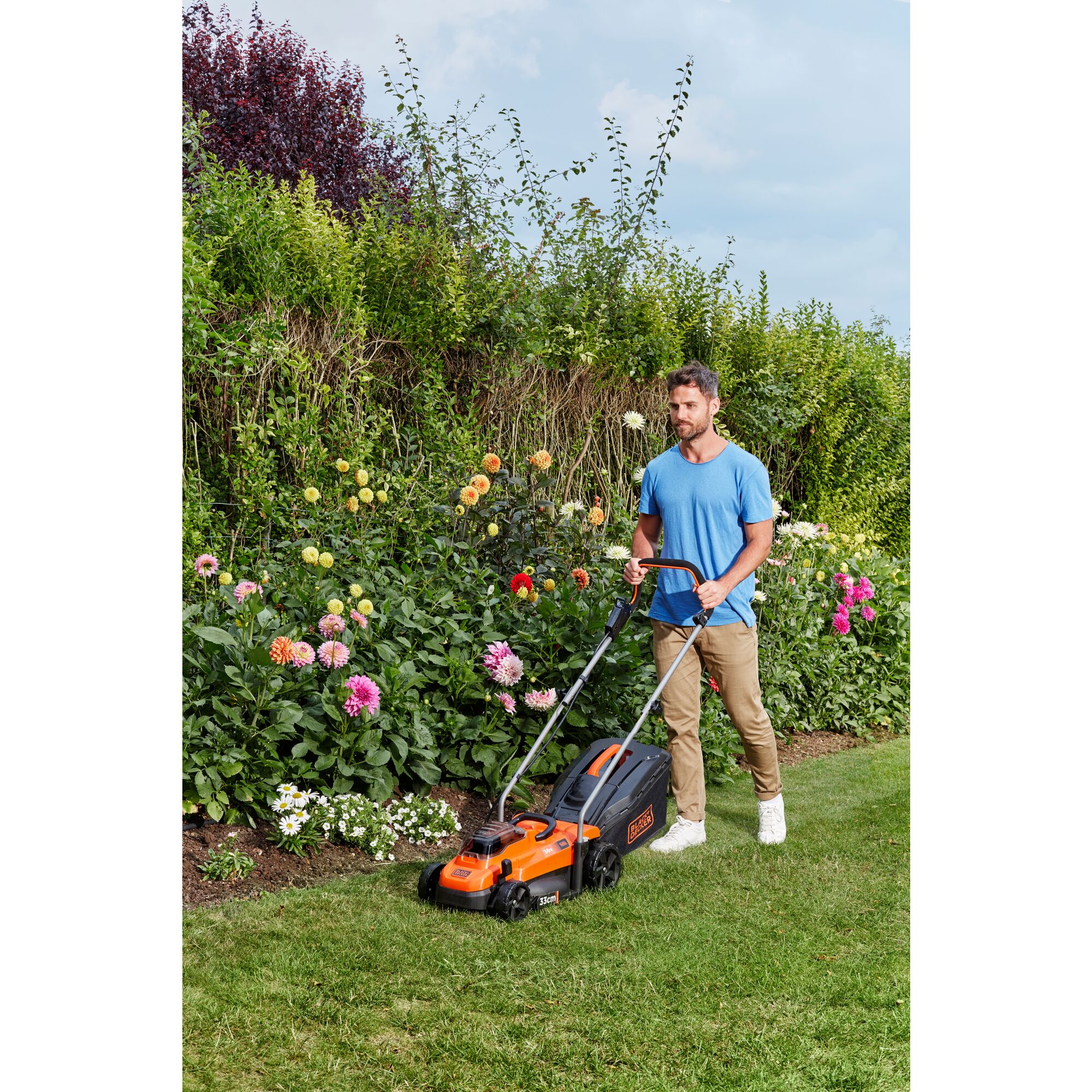 Black and decker lawn deals mower cordless