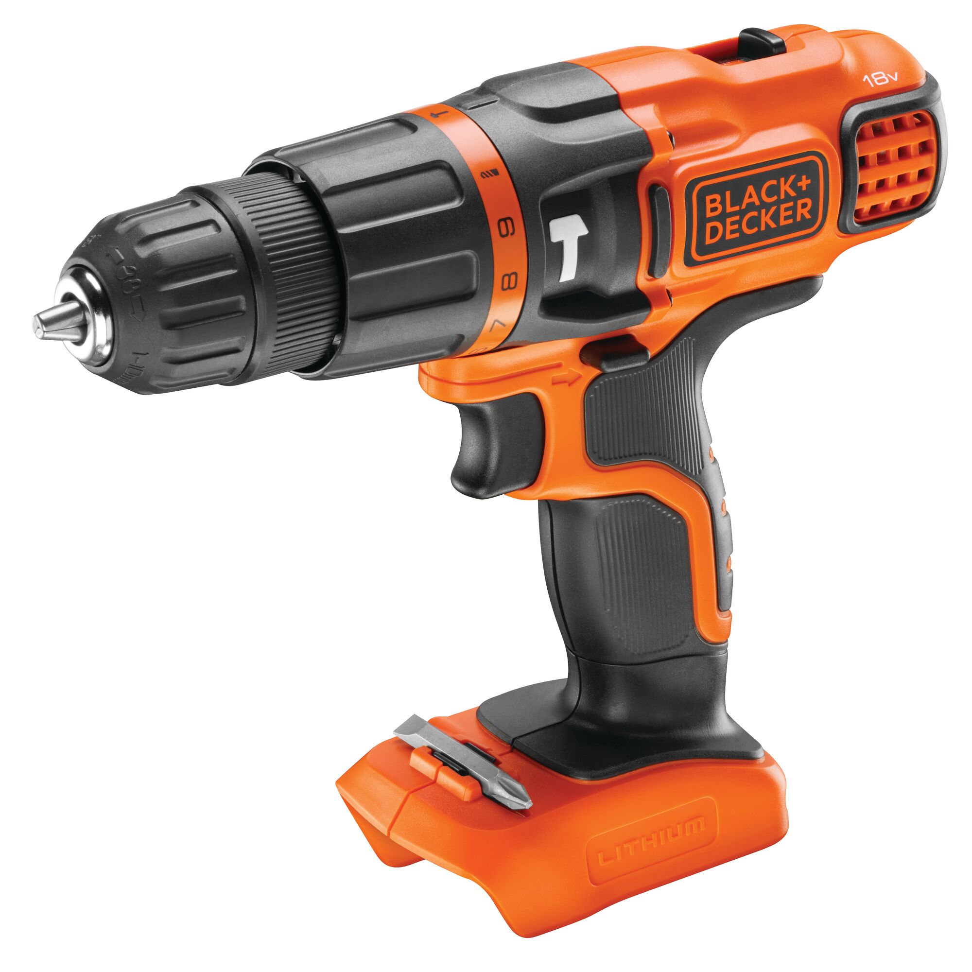 Black & decker 18v cordless hammer drill with battery and best sale case