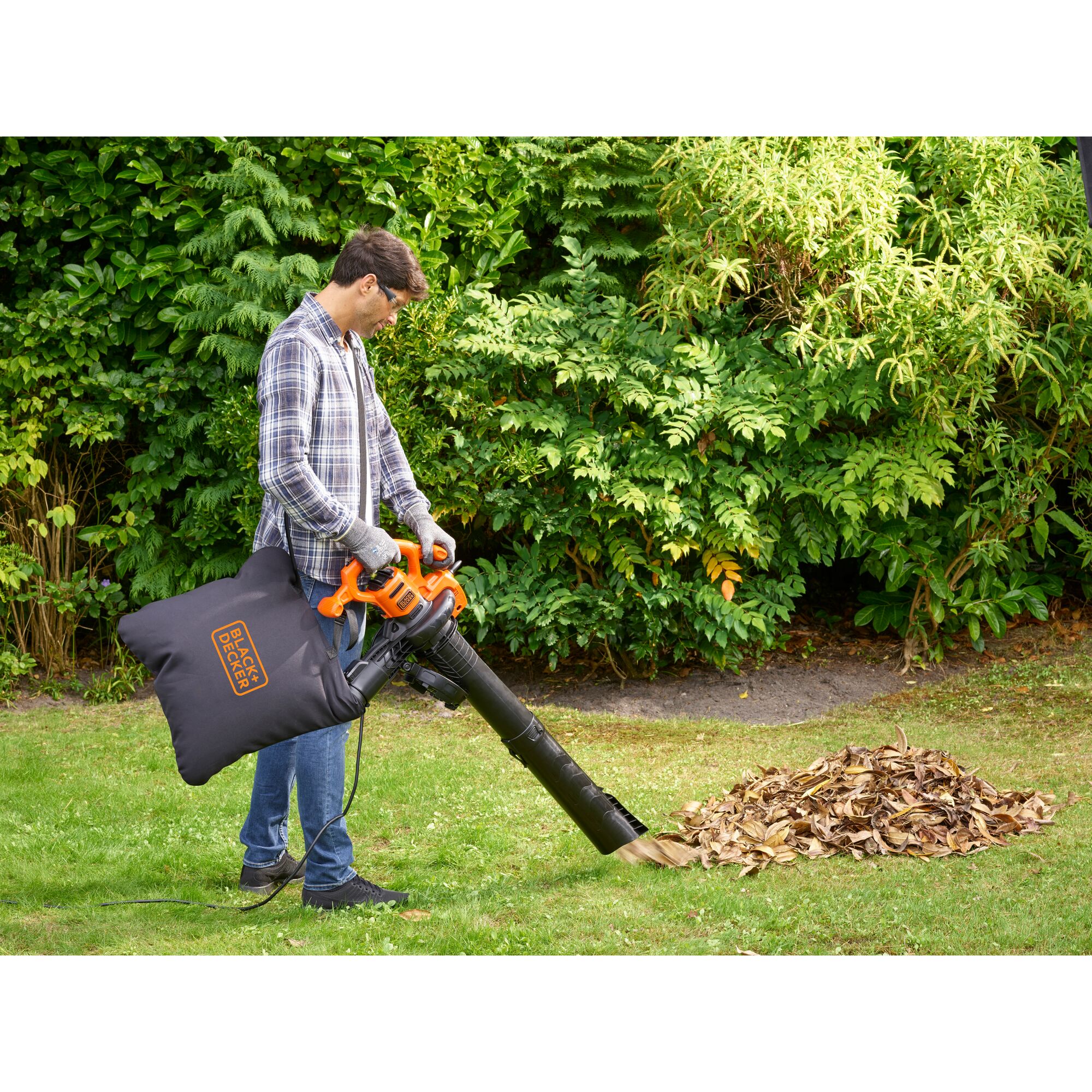 Black and decker on sale leaf blower vacuum