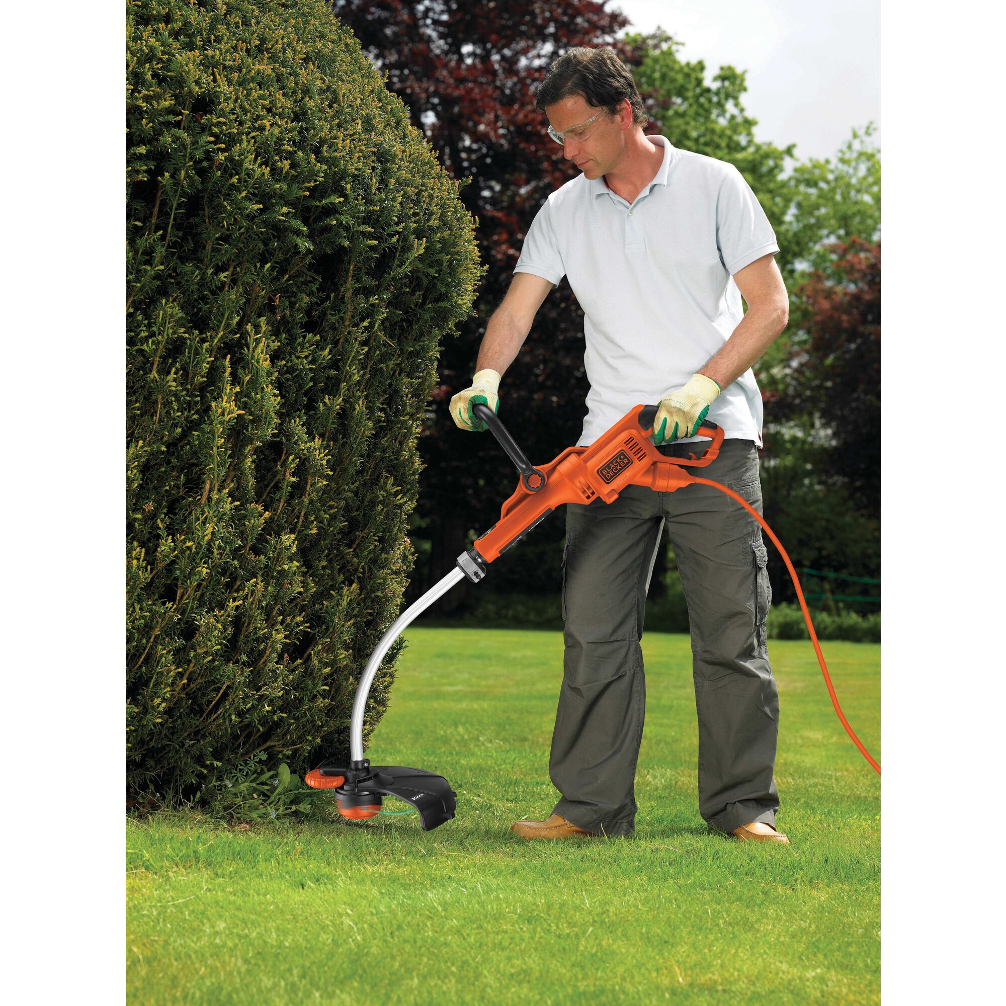 900W Corded STRIMMER 35cm String Trimmer BLACK DECKER